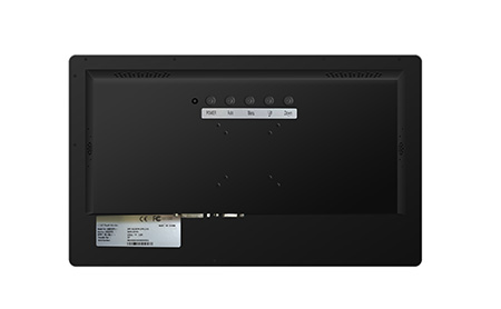 23.0" ProFlat Touch Monitor,P-CAP,250 nits,VGA/DVI/HDMI/DP, Black